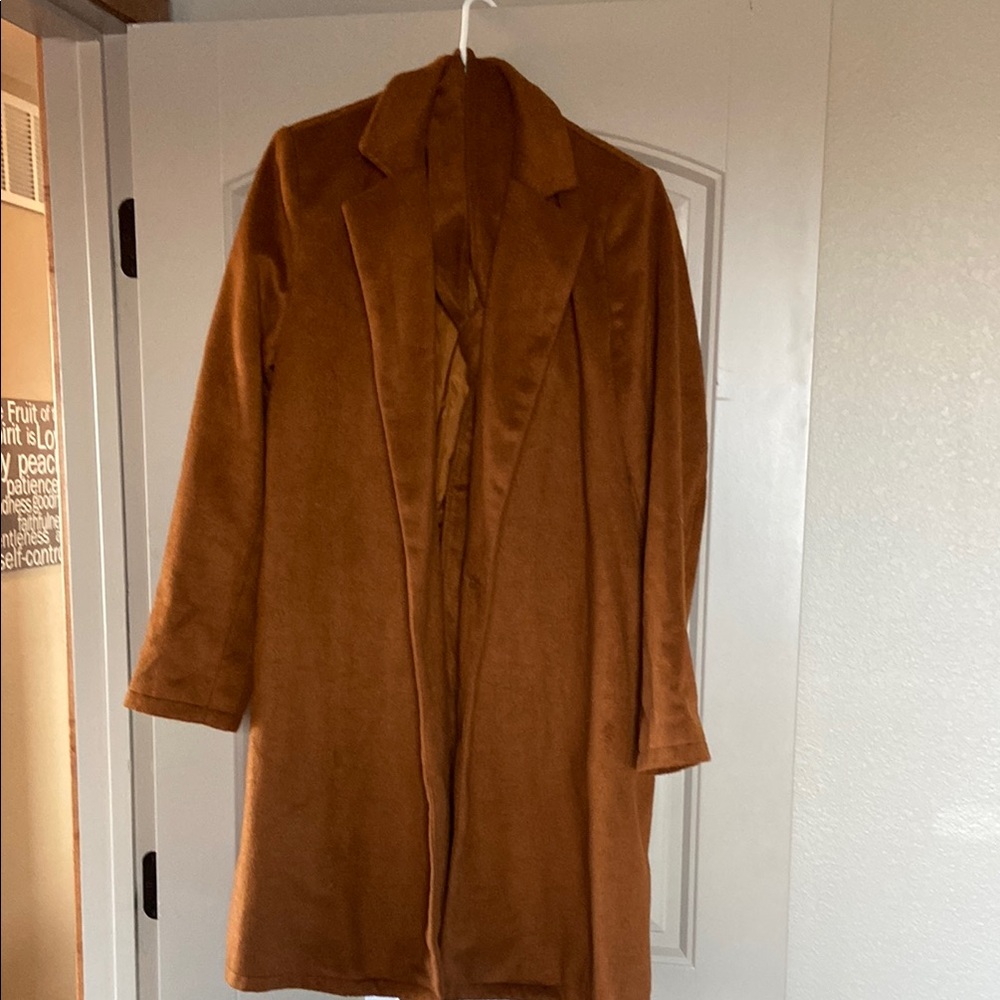 A New Day trench
Camel color
Worn once or twice